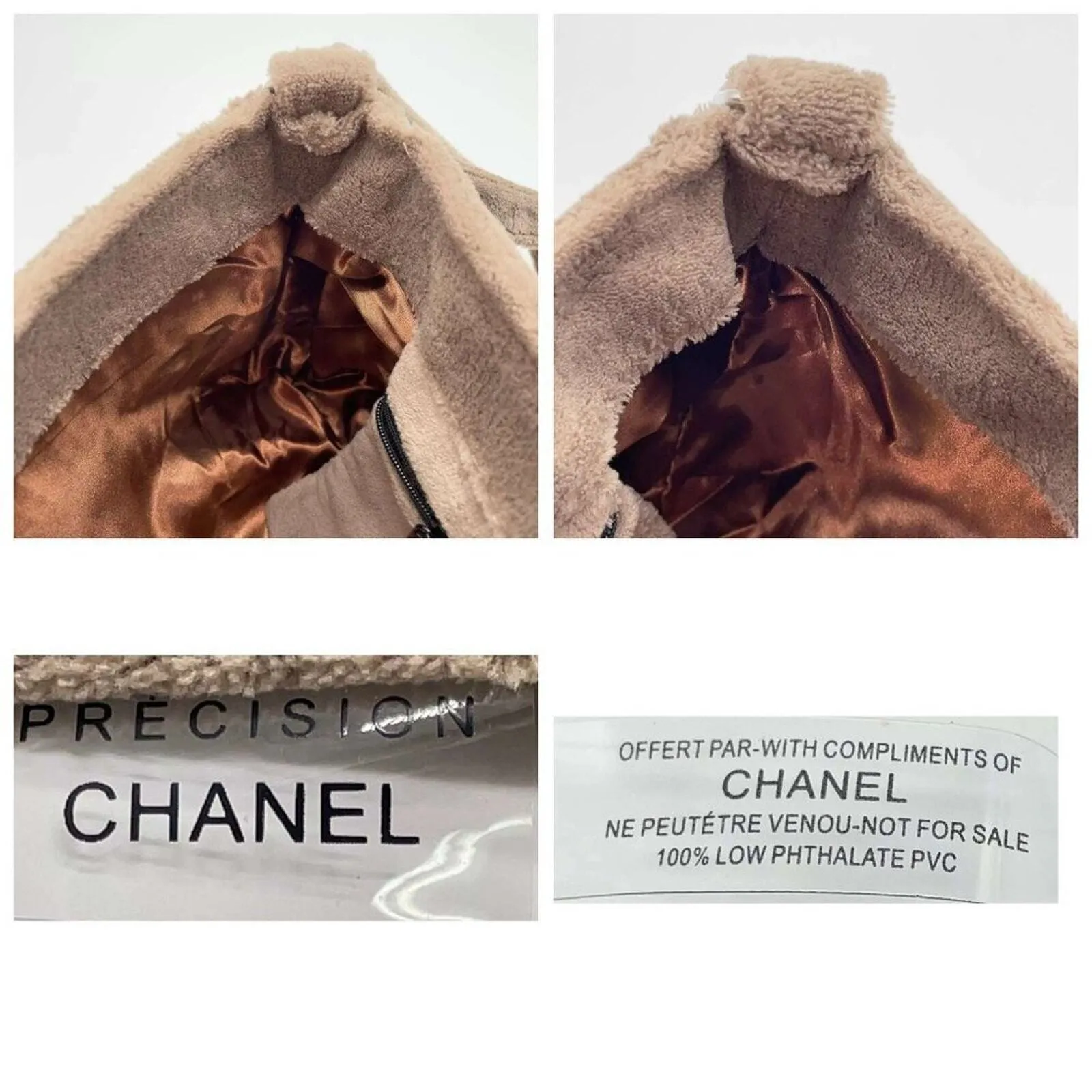 100% Authentic Chanel Precision Novelty Pile Coco Mark Beige Shoulder bag