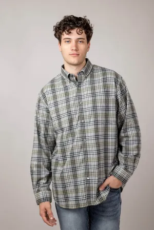 1897 Legends Flannel Shirt for Men in Olive/Grey | FW2172-OLIVE/GREY