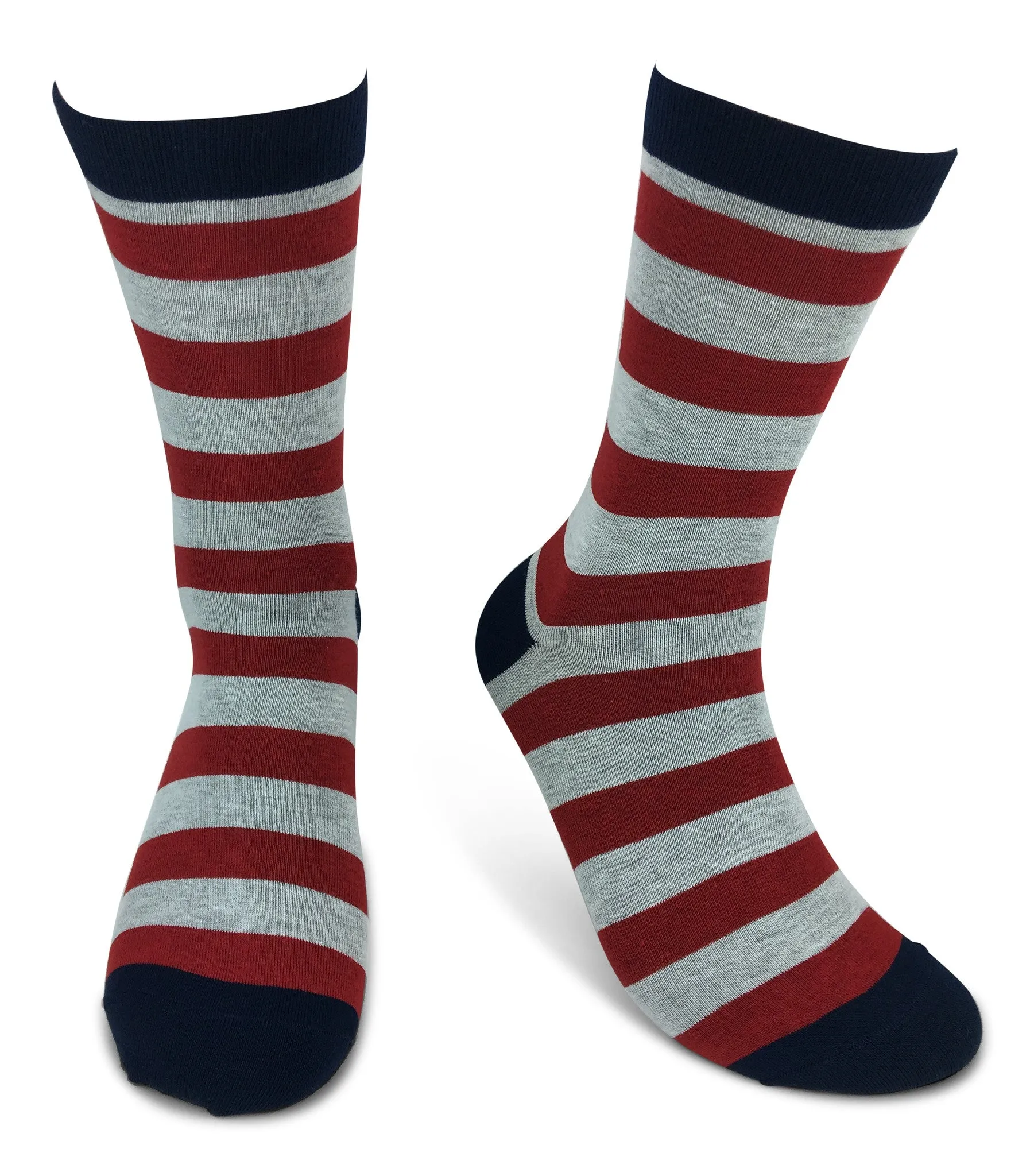 2 Pair Mens Funky Fun Colorful Cotton Socks-Hipster Power Socks-Theme Socks