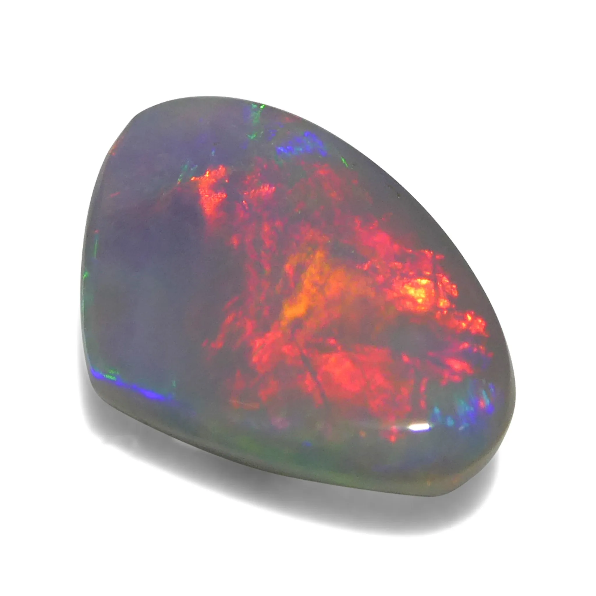 2.92ct Freeform Cabochon Gray Opal from Australia