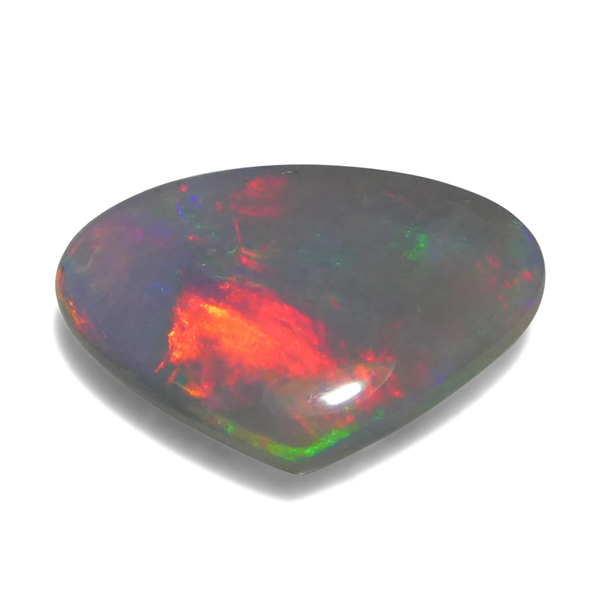 2.92ct Freeform Cabochon Gray Opal from Australia