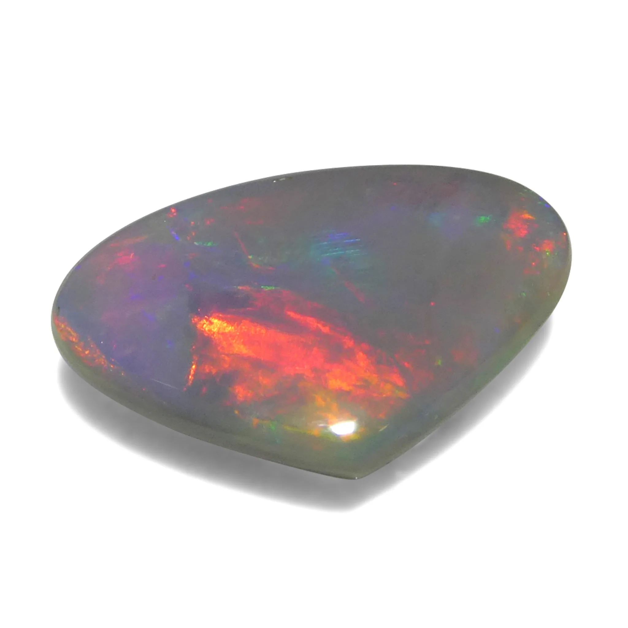 2.92ct Freeform Cabochon Gray Opal from Australia