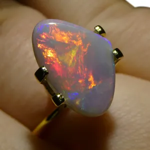 2.92ct Freeform Cabochon Gray Opal from Australia