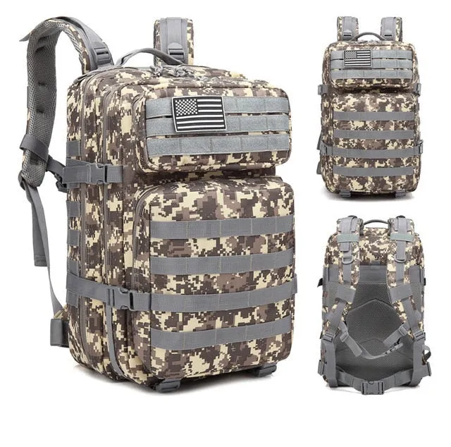 45L Outdoor Military Camouflage Backpack