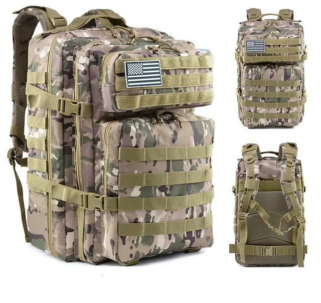 45L Outdoor Military Camouflage Backpack
