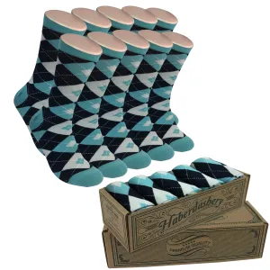 5 Pair Men Matching Fashion Dress Socks Gift Box-Groomsmen Weddings Party Socks