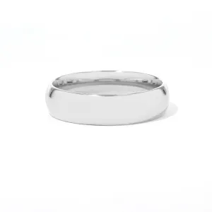 6.0mm Comfort Fit High Polish Band