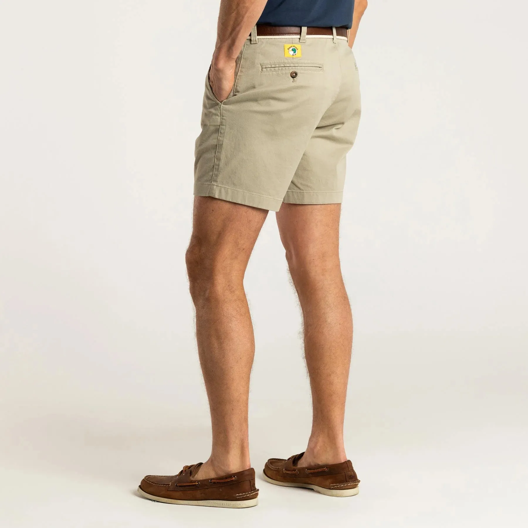 7 inch Gold School Short (Khaki Gold Patch)