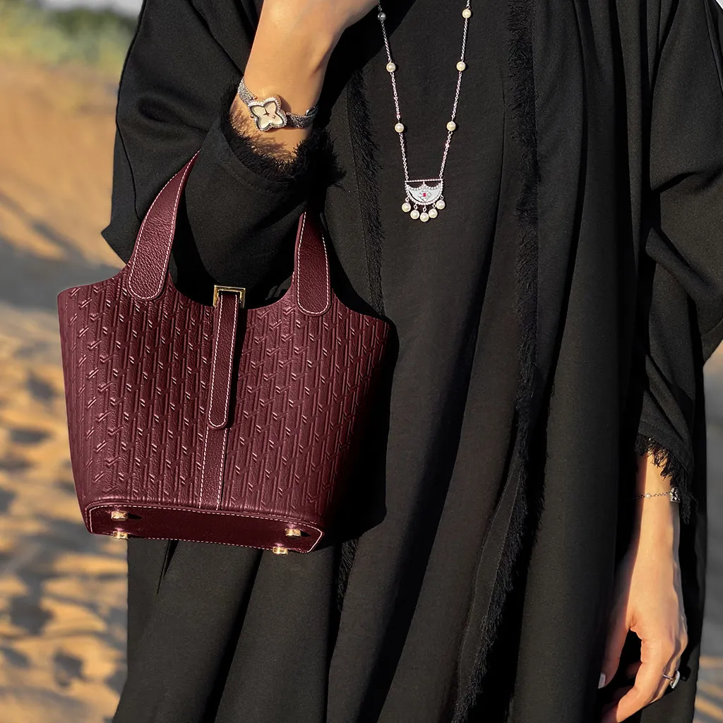 Alyazia Handbag / Burgundy