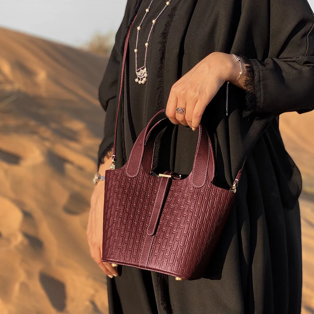 Alyazia Handbag / Burgundy