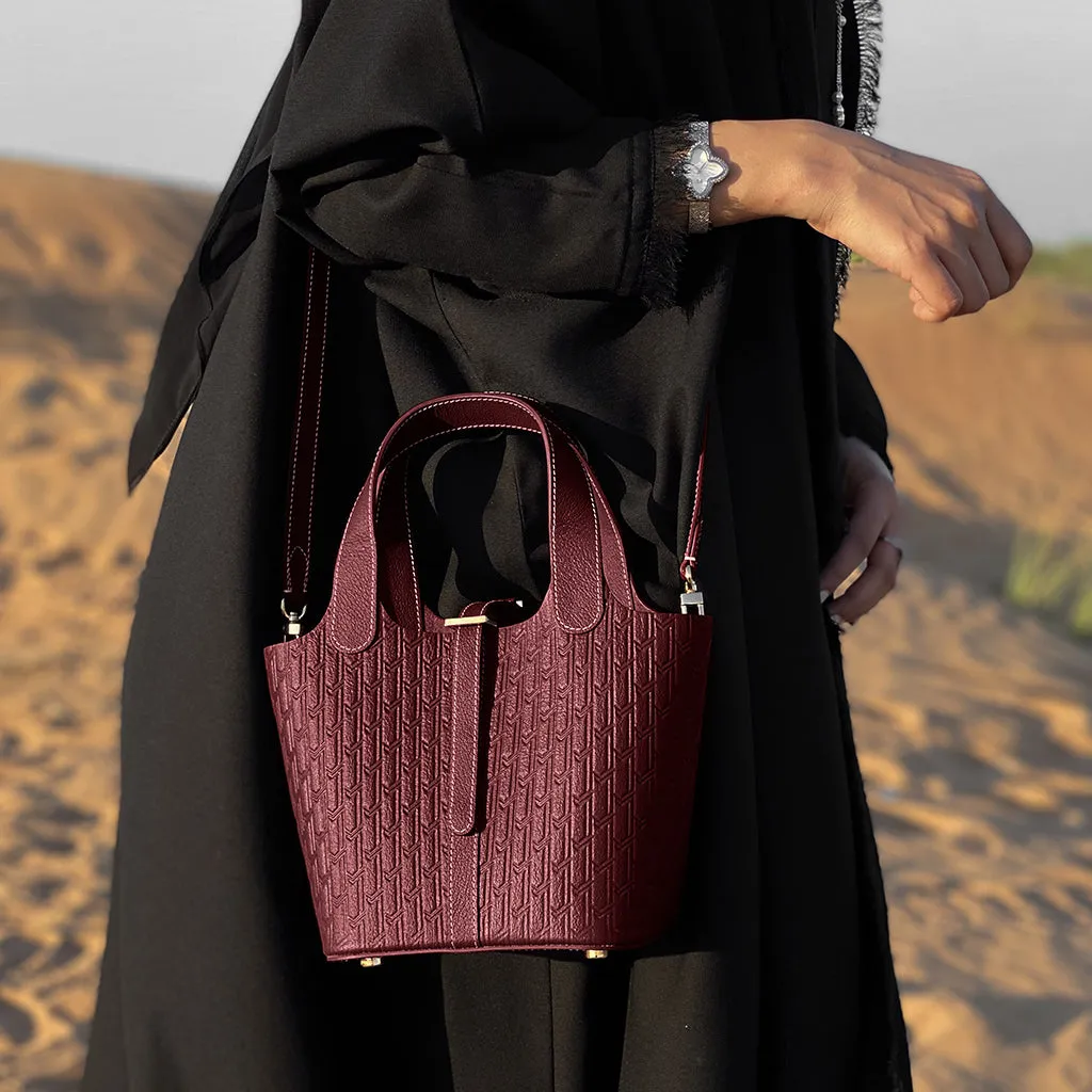 Alyazia Handbag / Burgundy