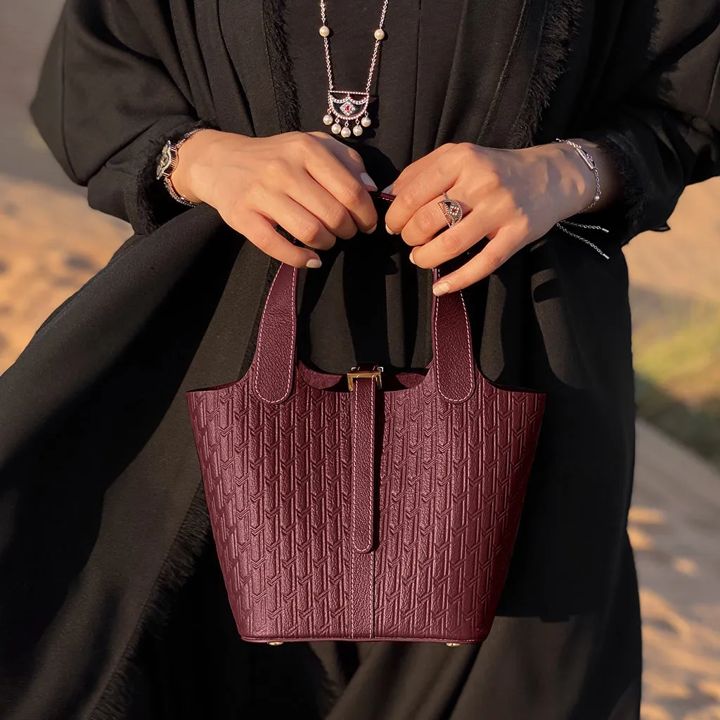 Alyazia Handbag / Burgundy