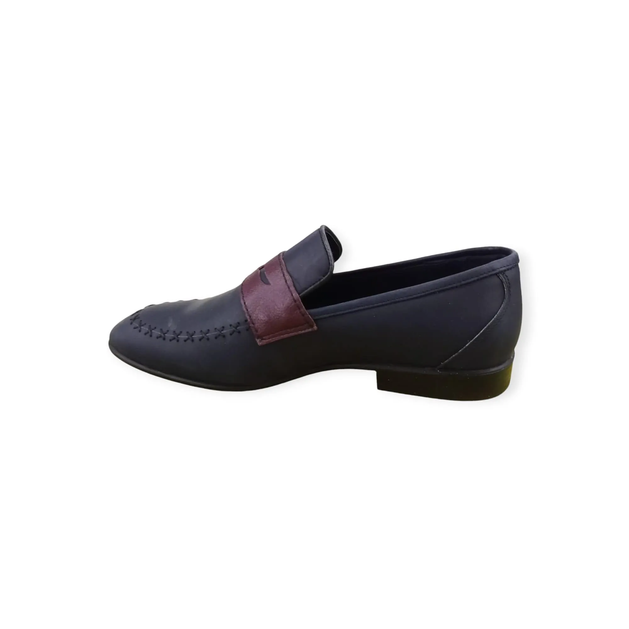 Assente Men's Slip On Shoes Navy