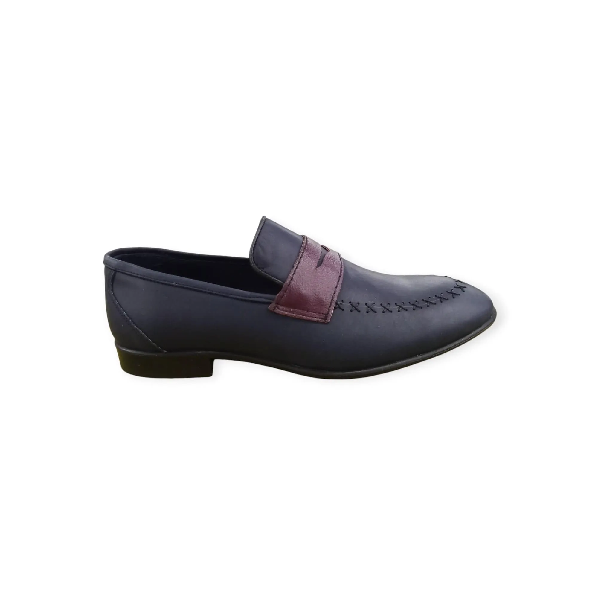 Assente Men's Slip On Shoes Navy
