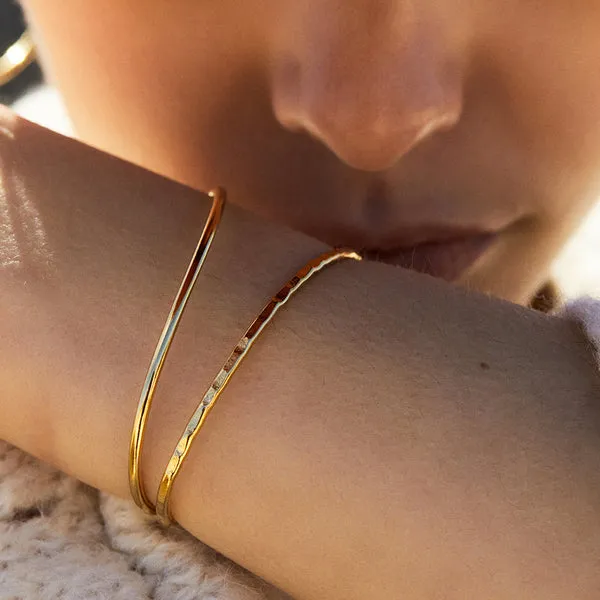 asymmetric bangle bracelet Eve