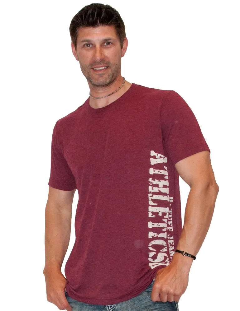B Tuff Men's Crimson Tee