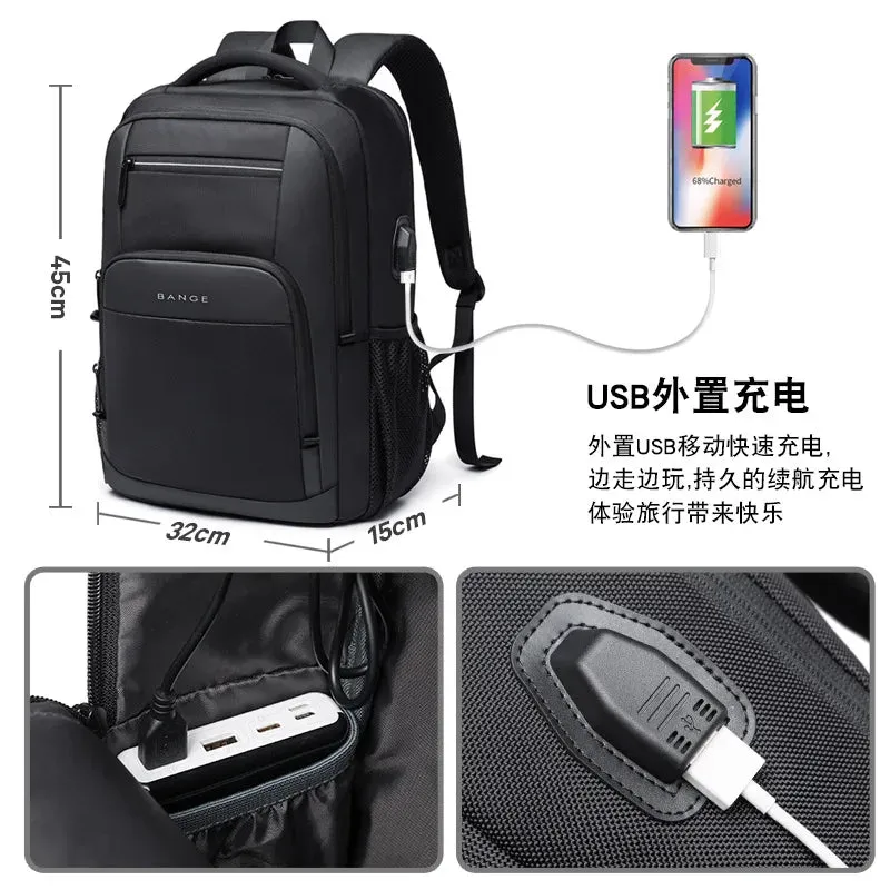 Bange Men's Designer Laptop Bag – School Bags for Boys, Tactical Business & Sports Travel Backpack for Men