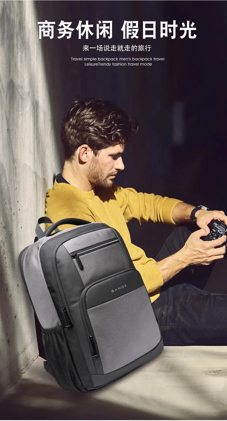 Bange Men's Designer Laptop Bag – School Bags for Boys, Tactical Business & Sports Travel Backpack for Men