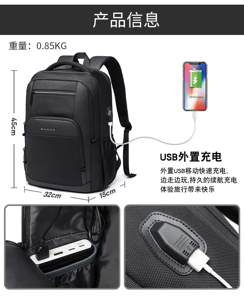 Bange Men's Designer Laptop Bag – School Bags for Boys, Tactical Business & Sports Travel Backpack for Men