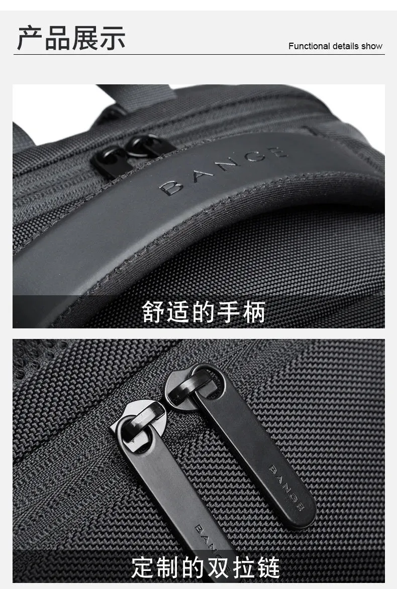 Bange Men's Designer Laptop Bag – School Bags for Boys, Tactical Business & Sports Travel Backpack for Men