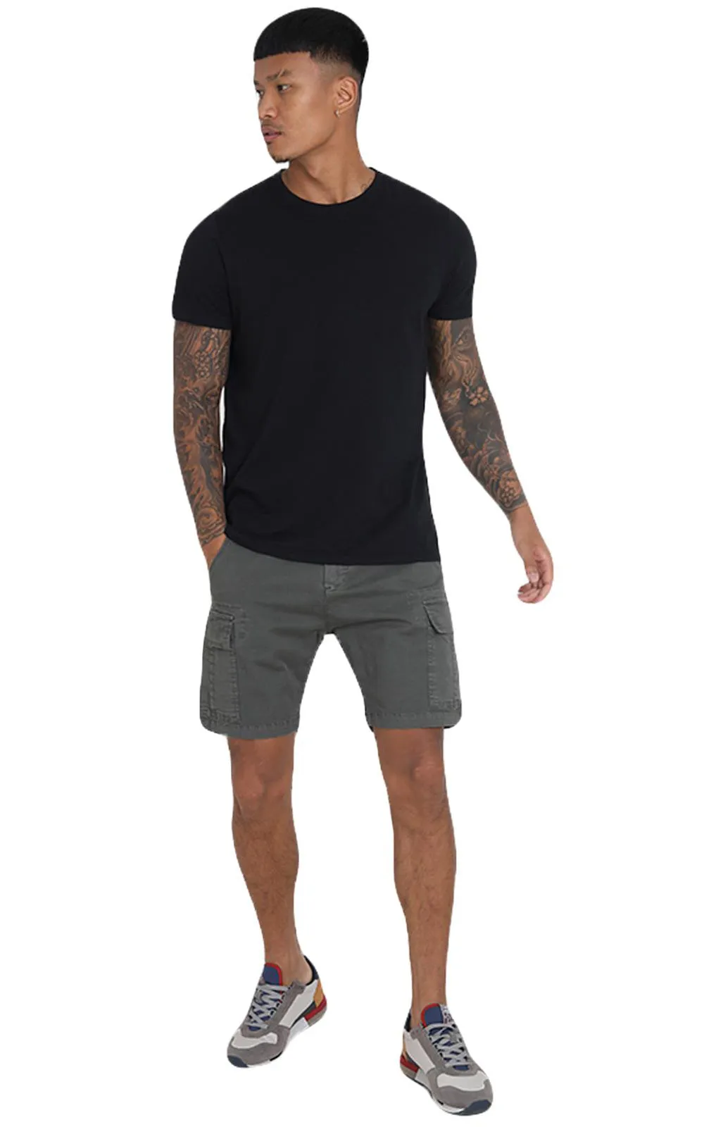 Brave Soul Men Cargo Knee Length Shorts