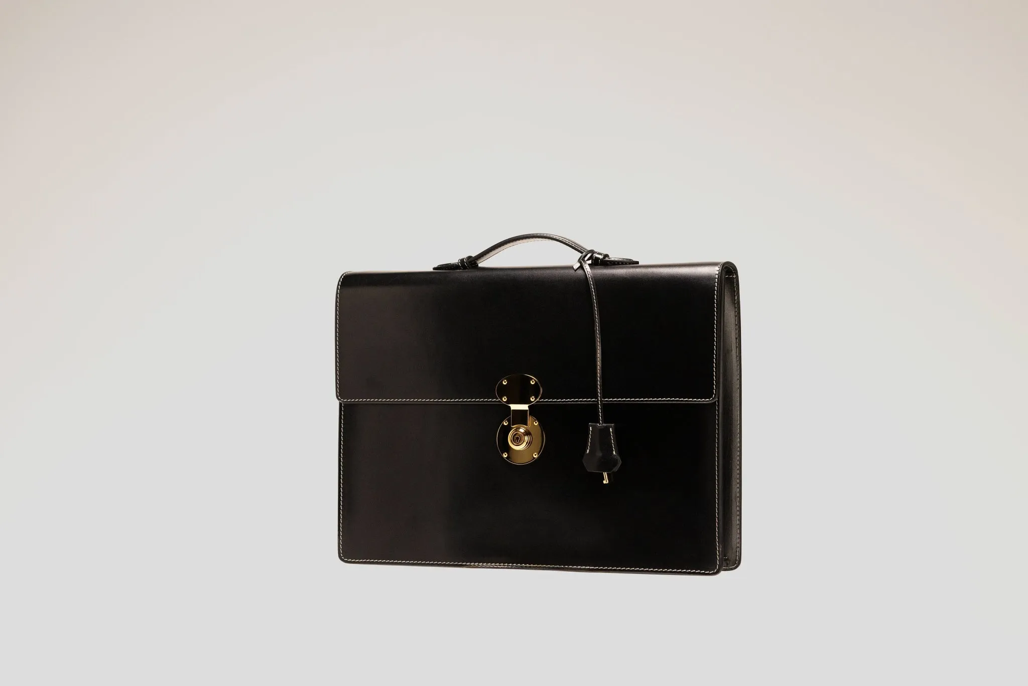 Briefcase - Box Calf Black