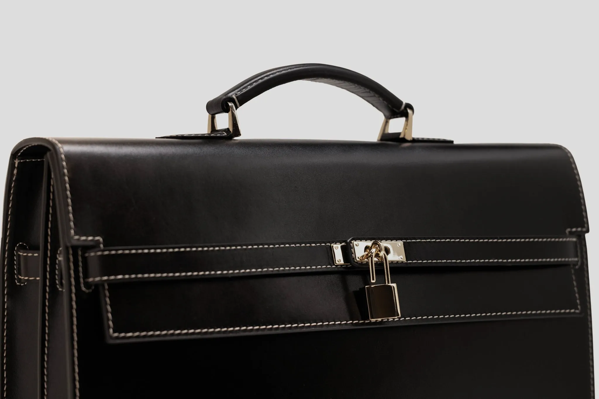 Briefcase - Box Calf Black