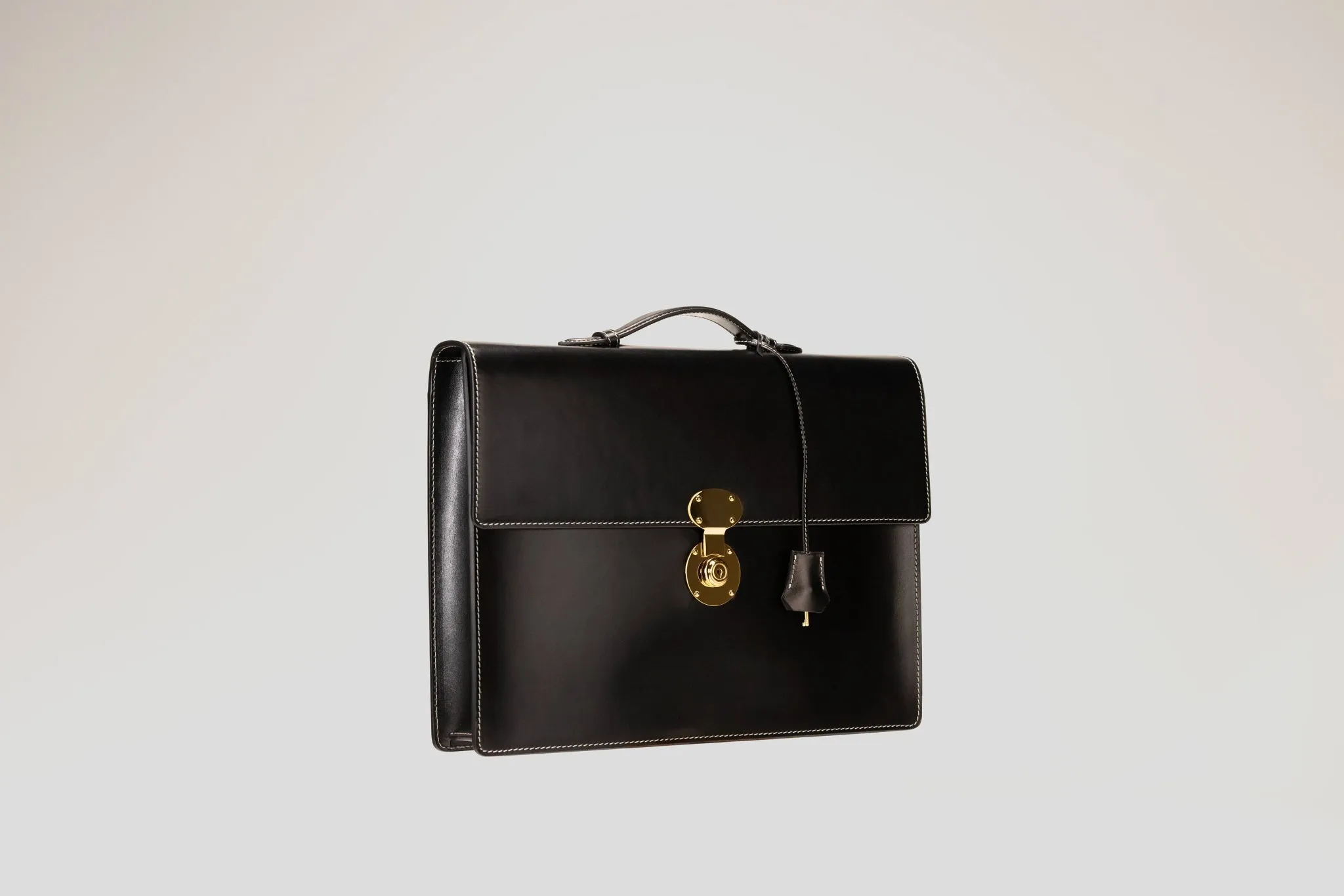Briefcase - Box Calf Black