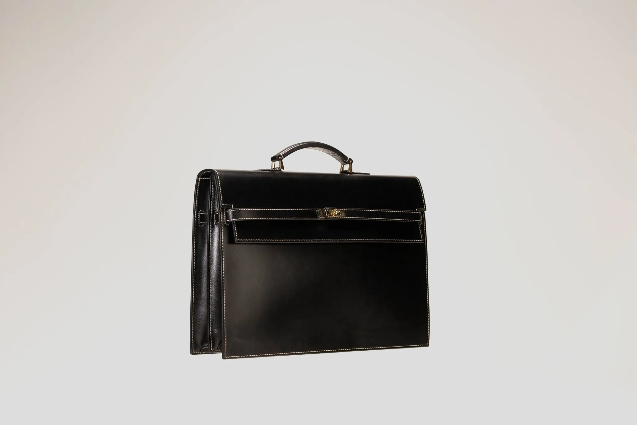 Briefcase - Box Calf Black