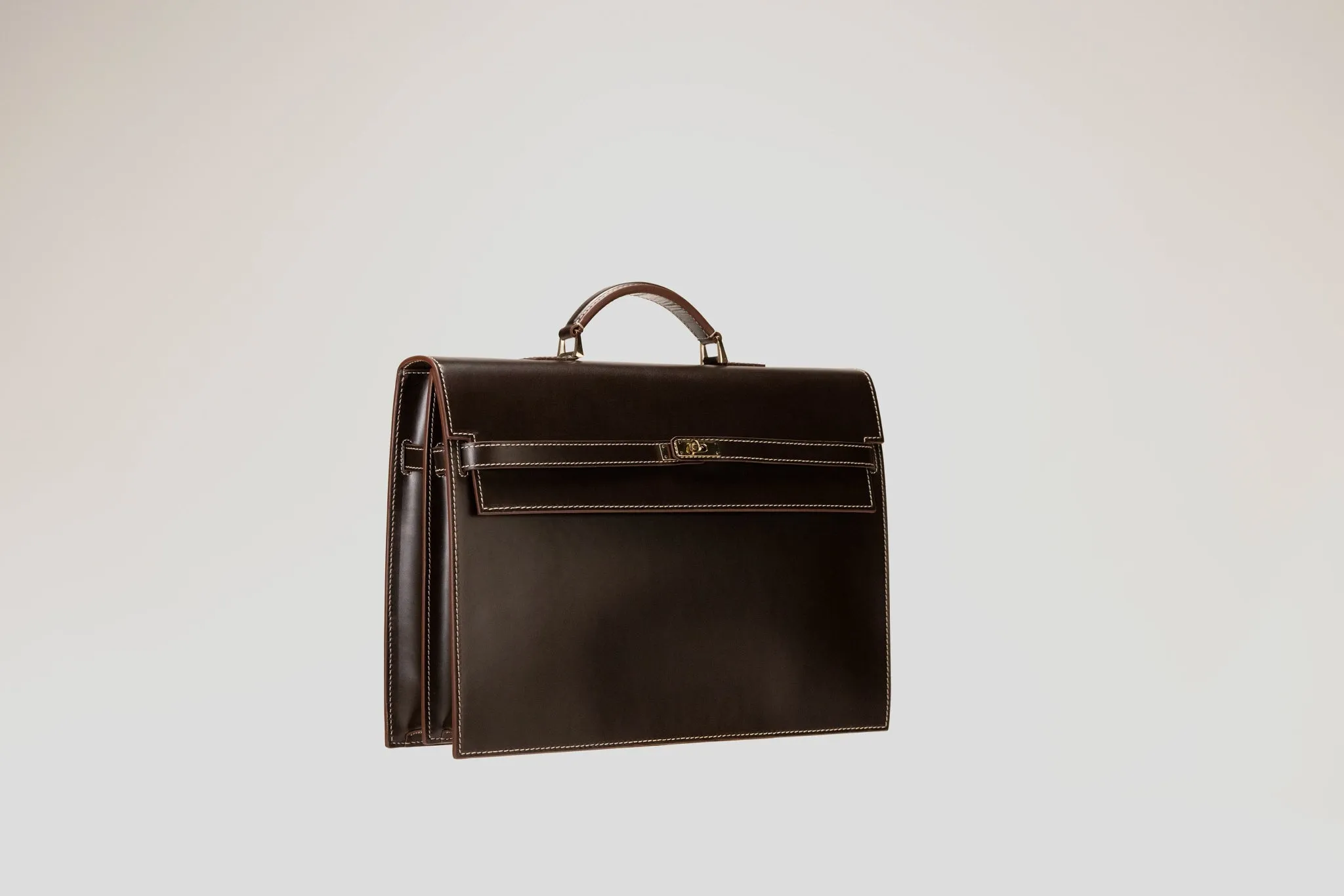 Briefcase - Box Calf Brown
