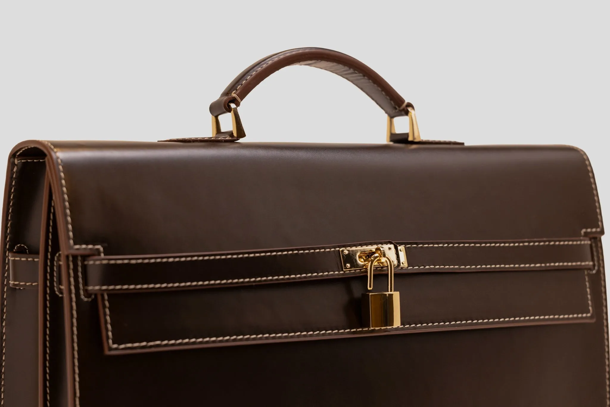 Briefcase - Box Calf Brown