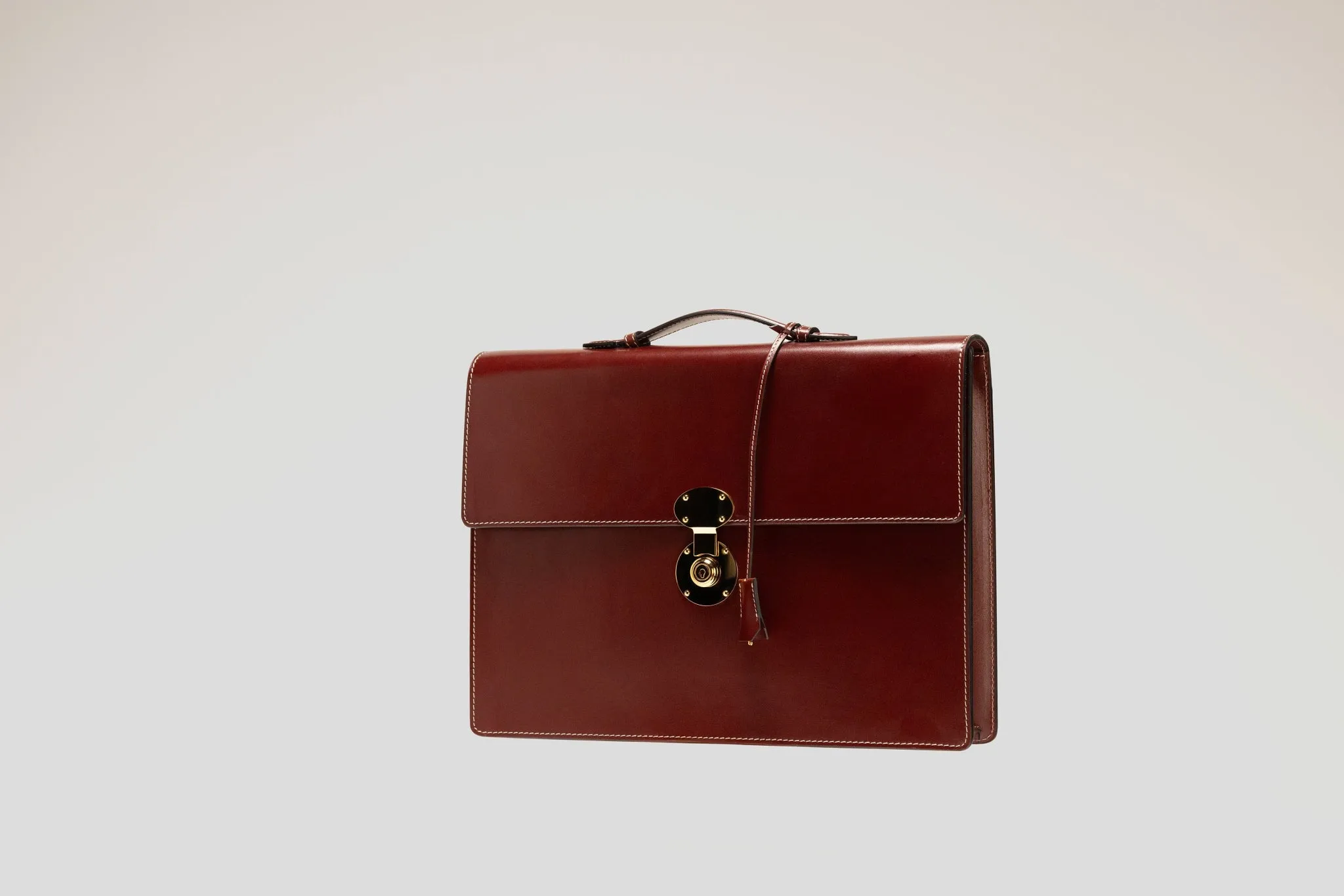 Briefcase - Box Calf Burgundy
