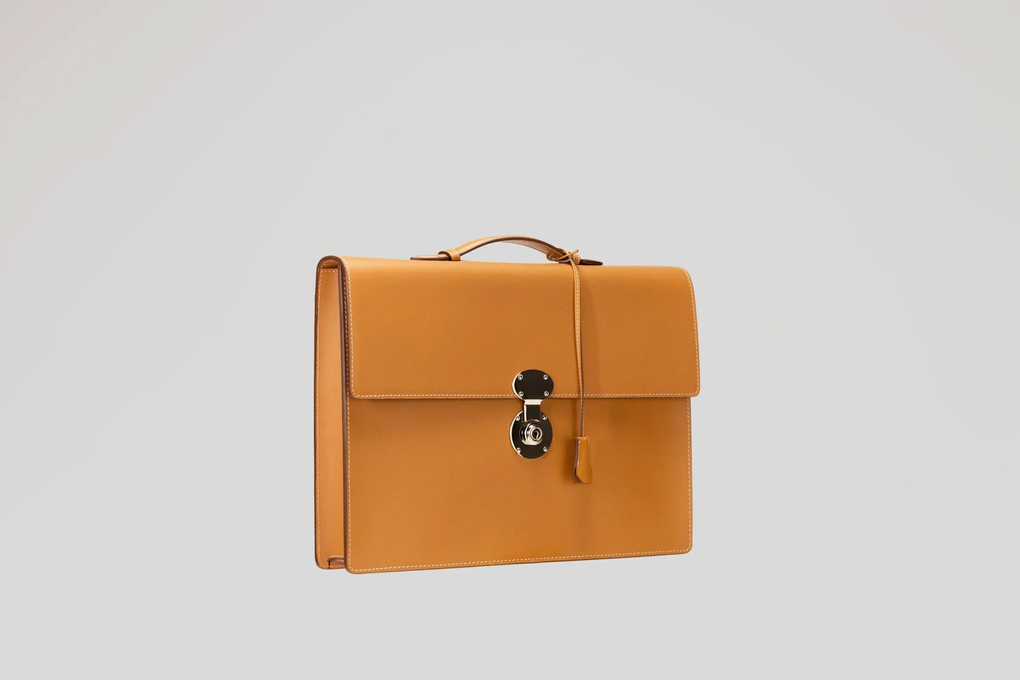 Briefcase - Box Calf Mustard