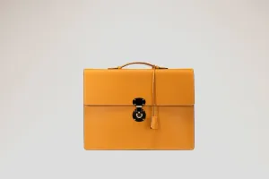 Briefcase - Box Calf Mustard