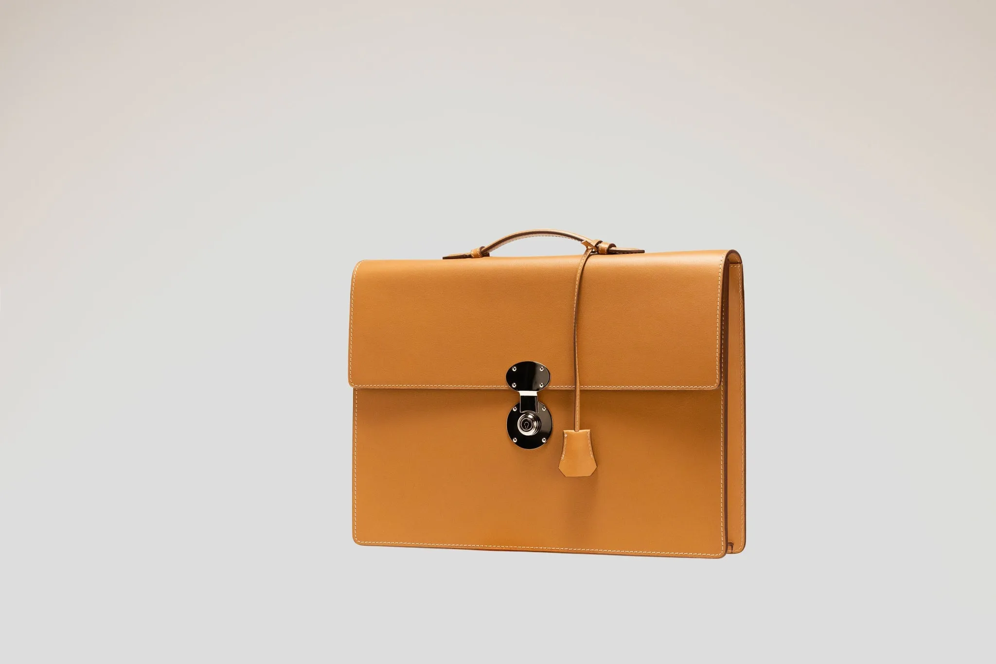 Briefcase - Box Calf Mustard