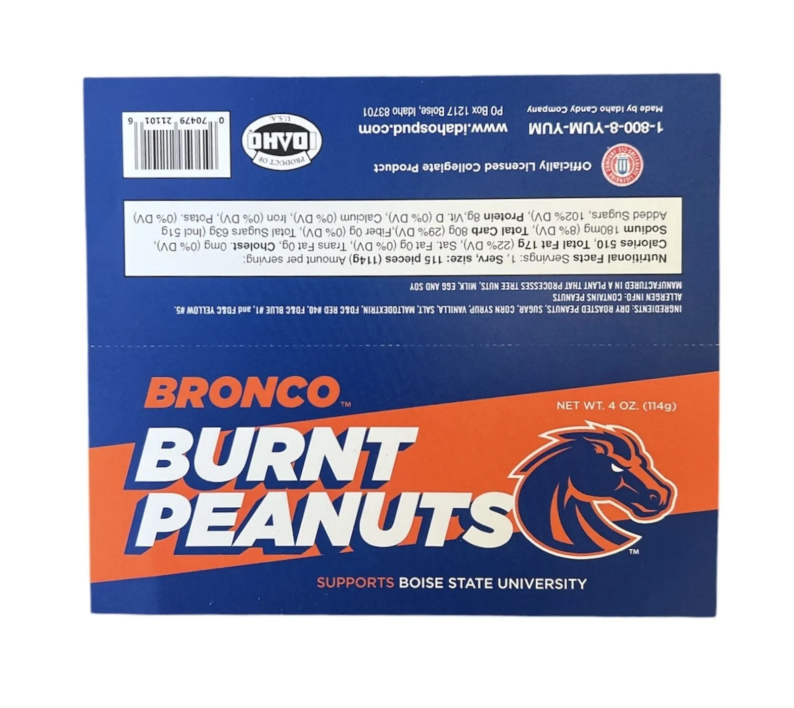 Bronco Burnt Peanuts Bag 4 oz