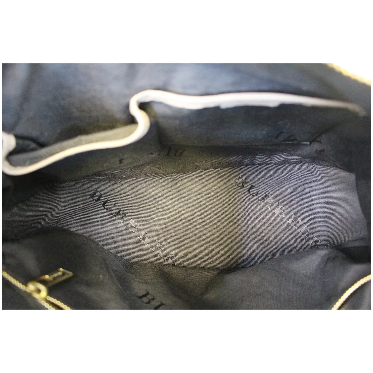 BURBERRY Ledbury Grain Leather Hobo Shoulder Bag