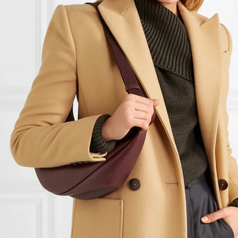 Burgundy Leather Sling bag
