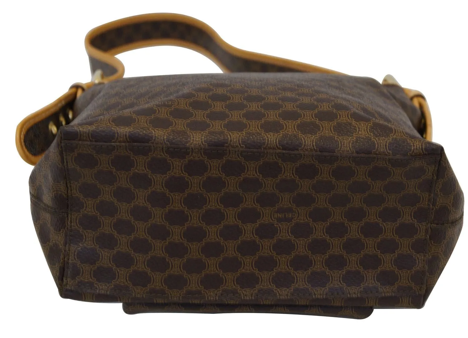 CELINE Macadam Pattern PVC Shoulder Bag