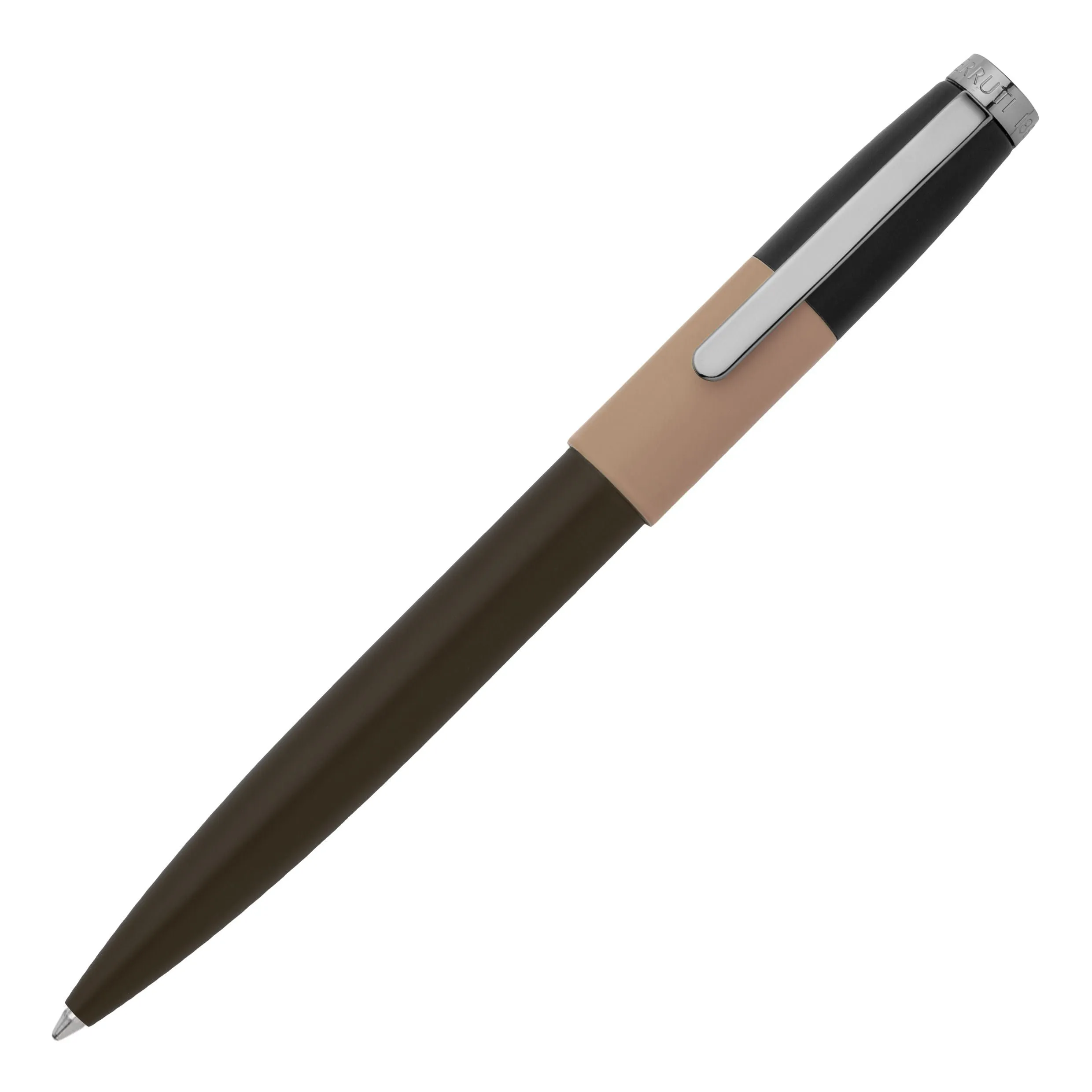 Cerruti 1881 NPBC327X-Set Brick Beige Khaki Black (ballpoint pen & card holder)