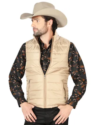 Chaleco Acolchado Ultraligero Caqui para Hombre 'El Señor de los Cielos' - ID: 42557