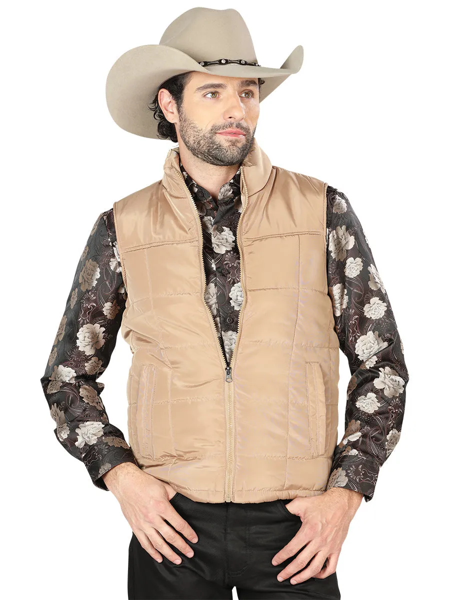 Chaleco Acolchado Ultraligero Caqui para Hombre 'El Señor de los Cielos' - ID: 43162