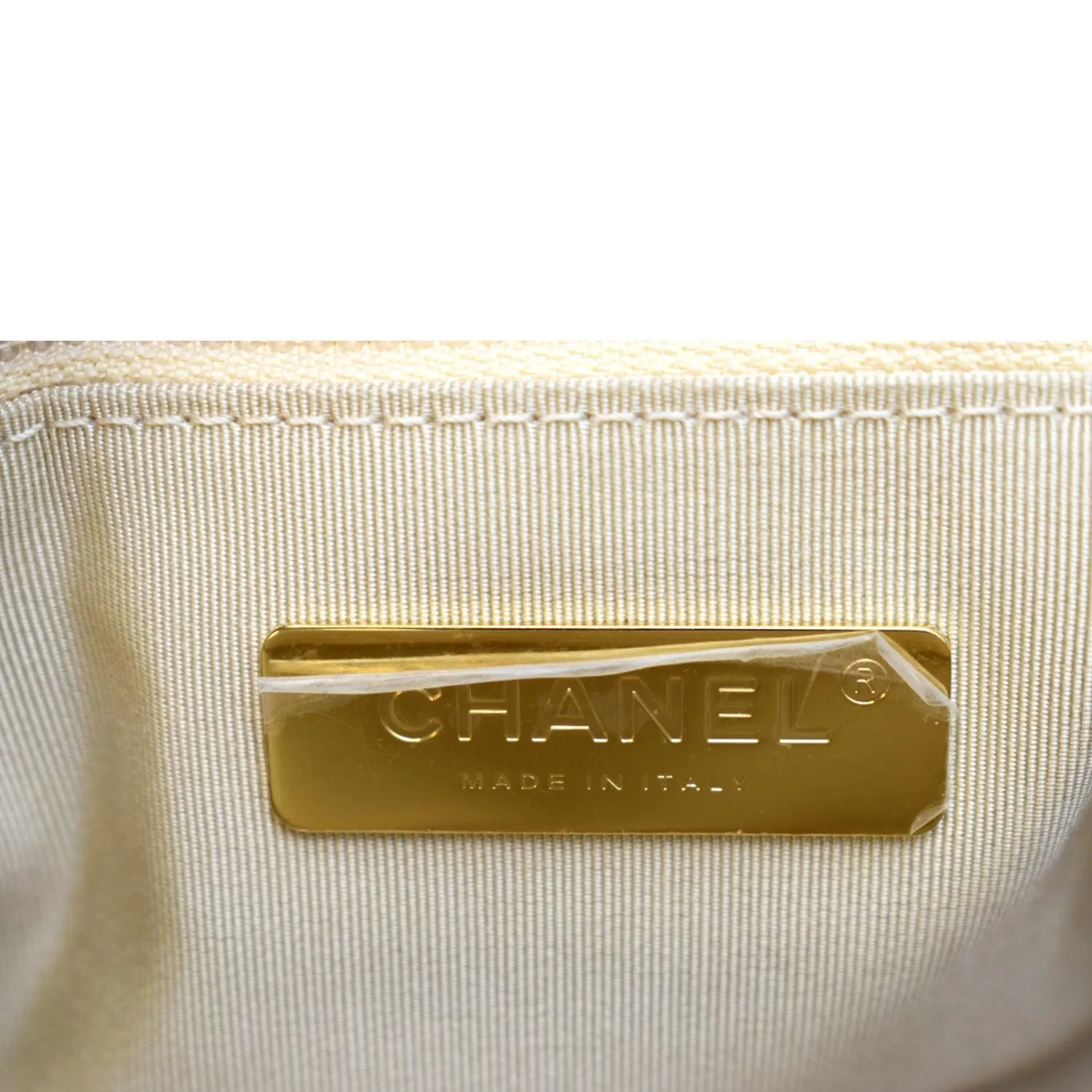 CHANEL 19 Medium Flap Quilted Lambskin Leather Shoulder Bag White - Hot Deals