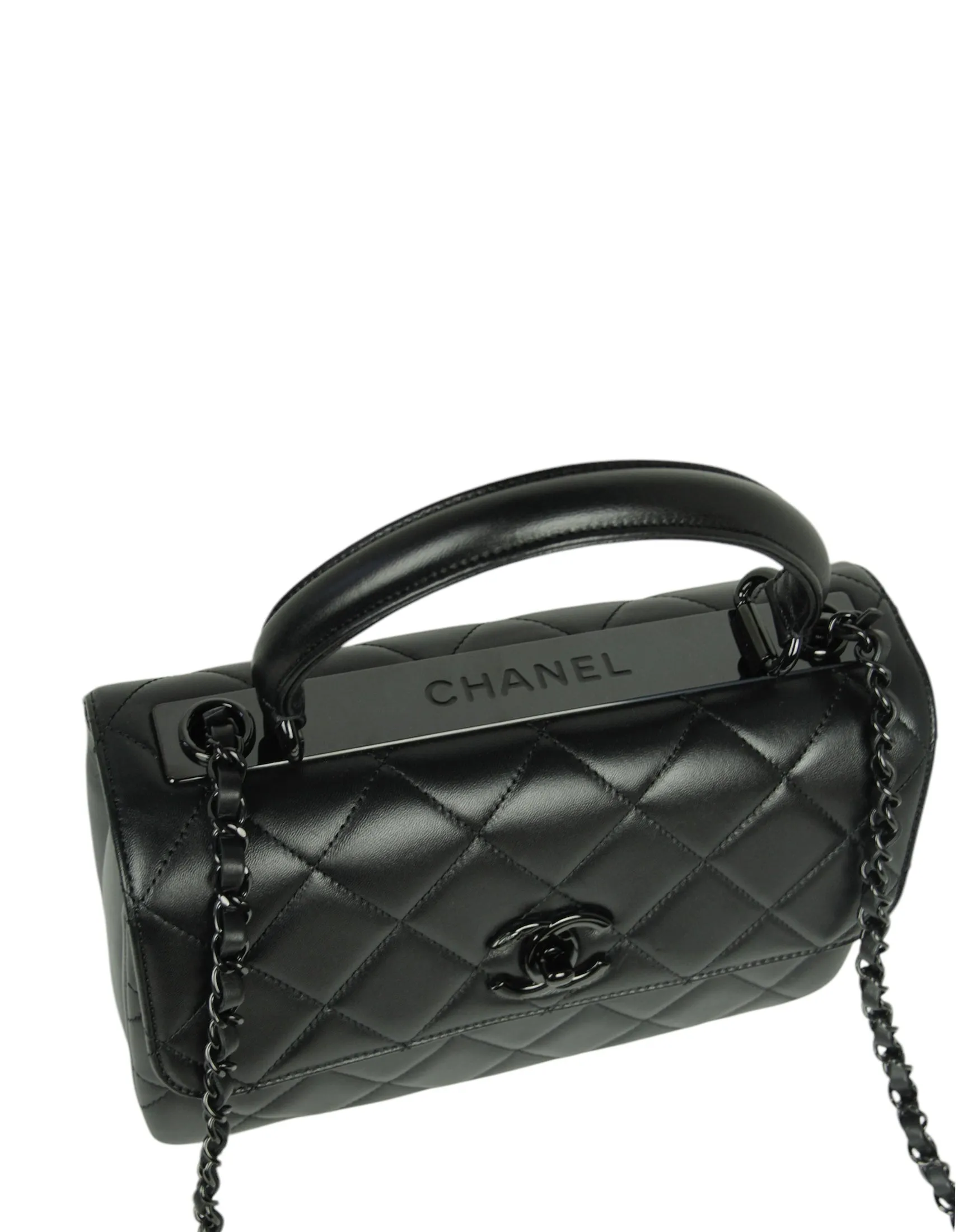 Chanel '24 SO Black Small Trendy CC Dual Handle Flap Bag
