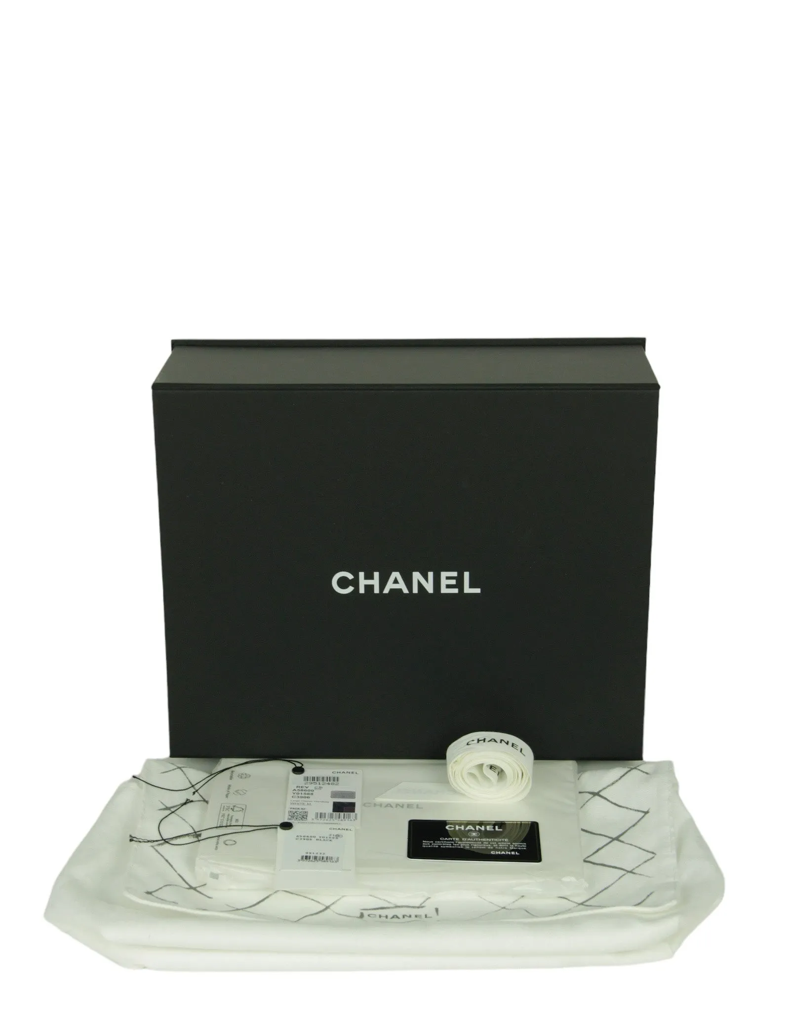 Chanel Black Caviar Leather Double Flap Jumbo Bag