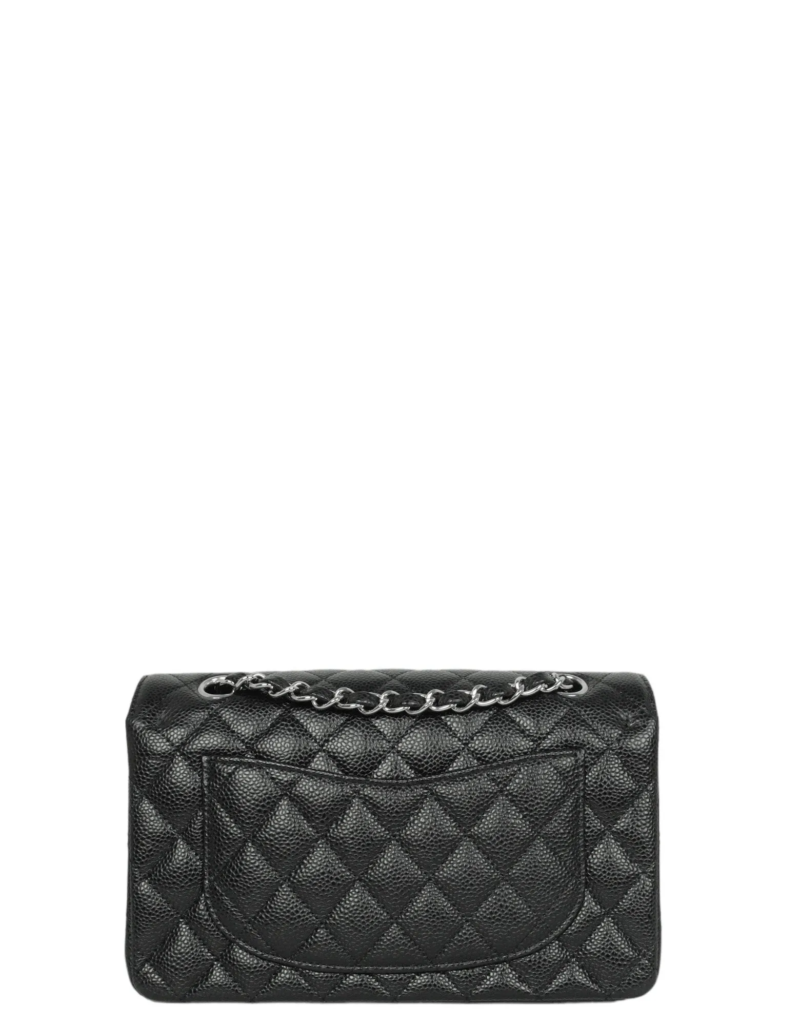 Chanel Black Caviar Small Double Flap Classic Bag