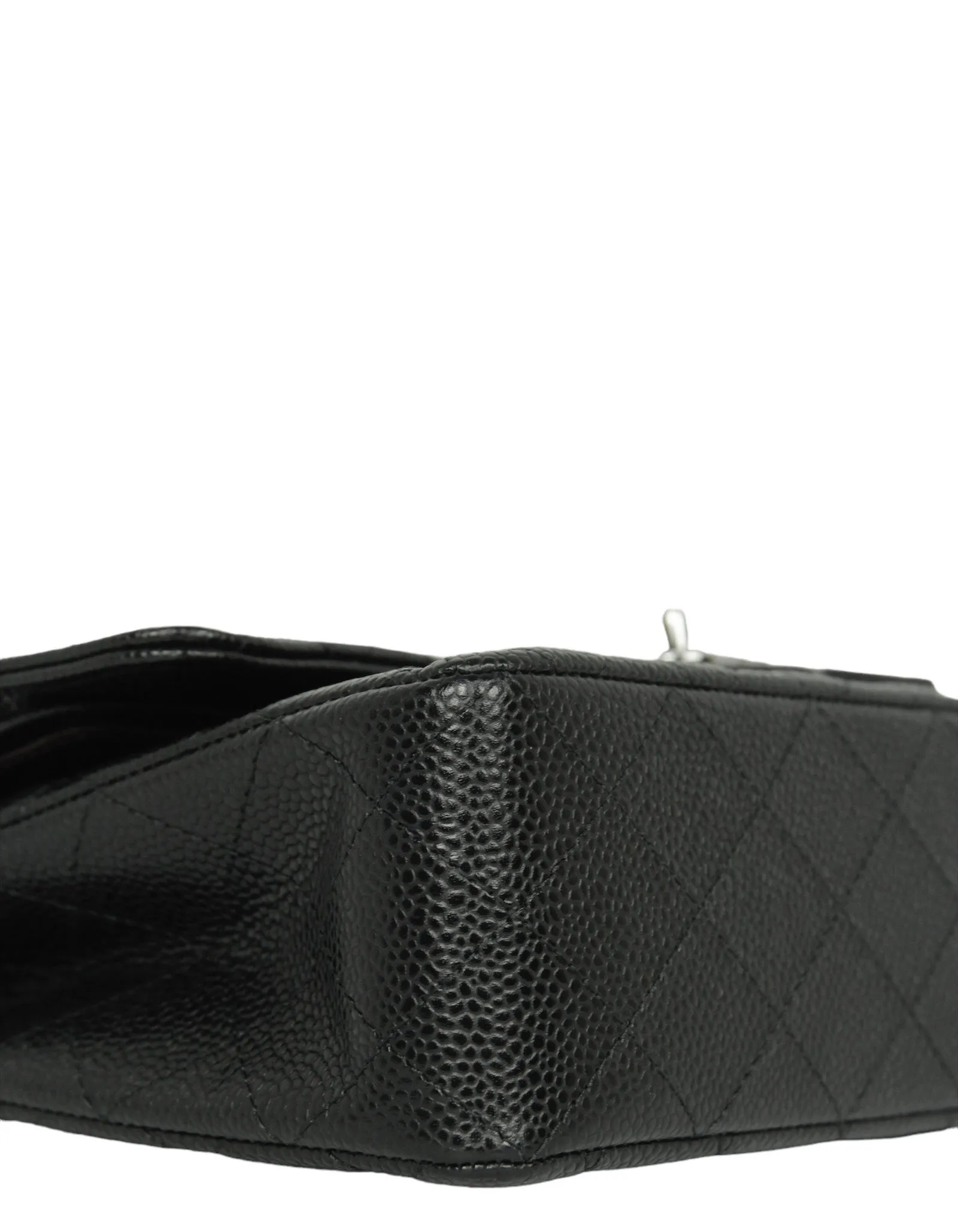 Chanel Black Caviar Small Double Flap Classic Bag