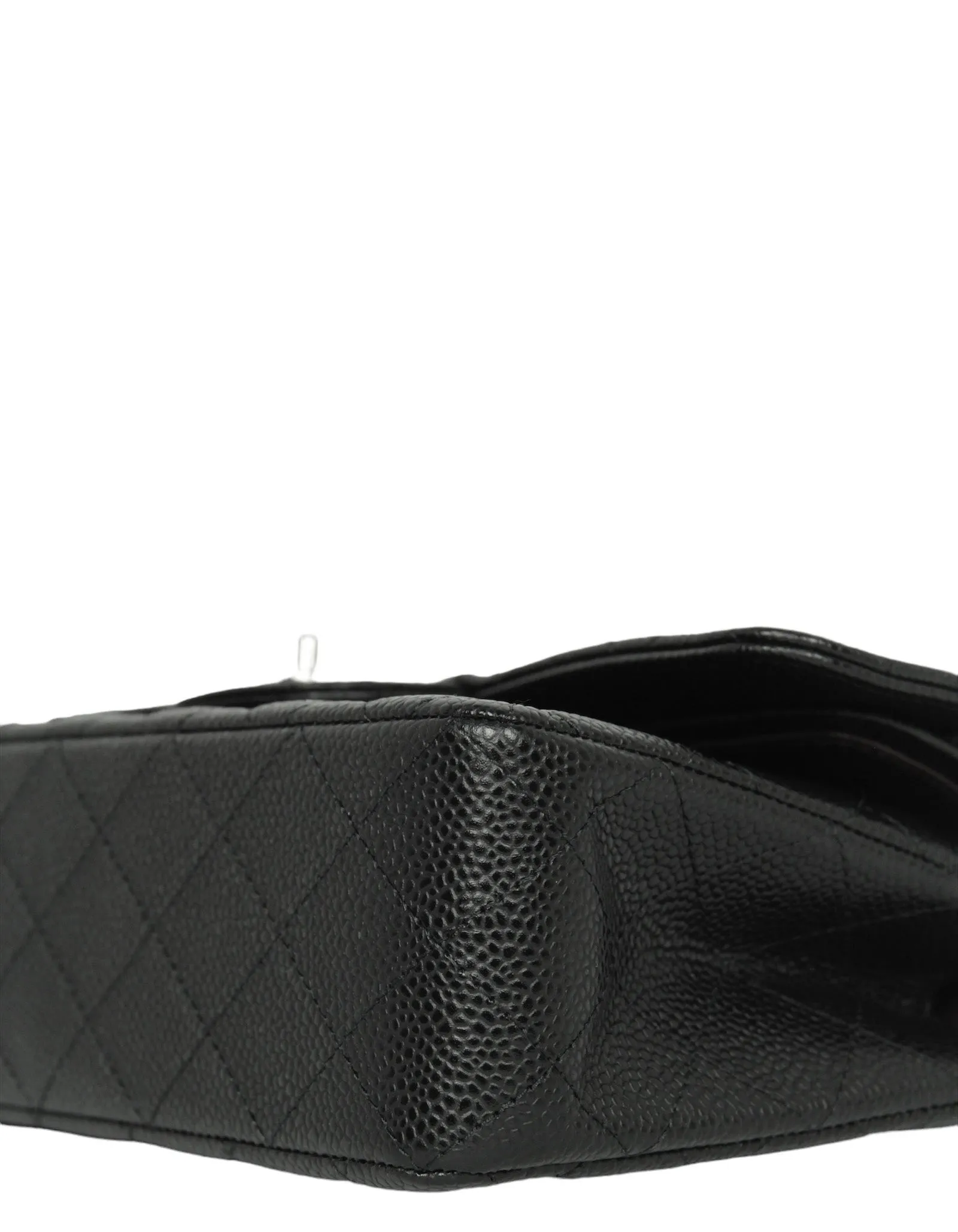 Chanel Black Caviar Small Double Flap Classic Bag