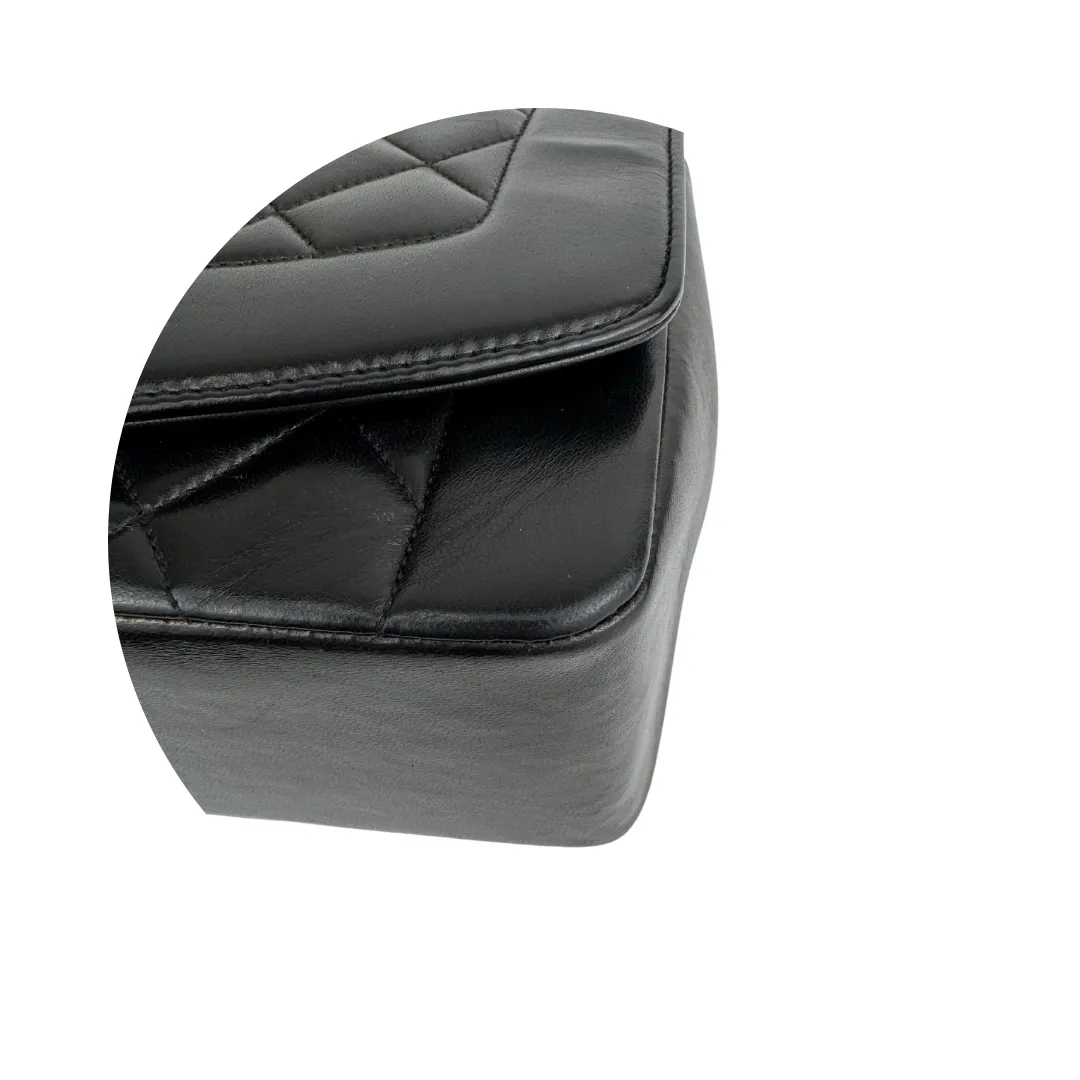 Chanel Black Lambskin Diana