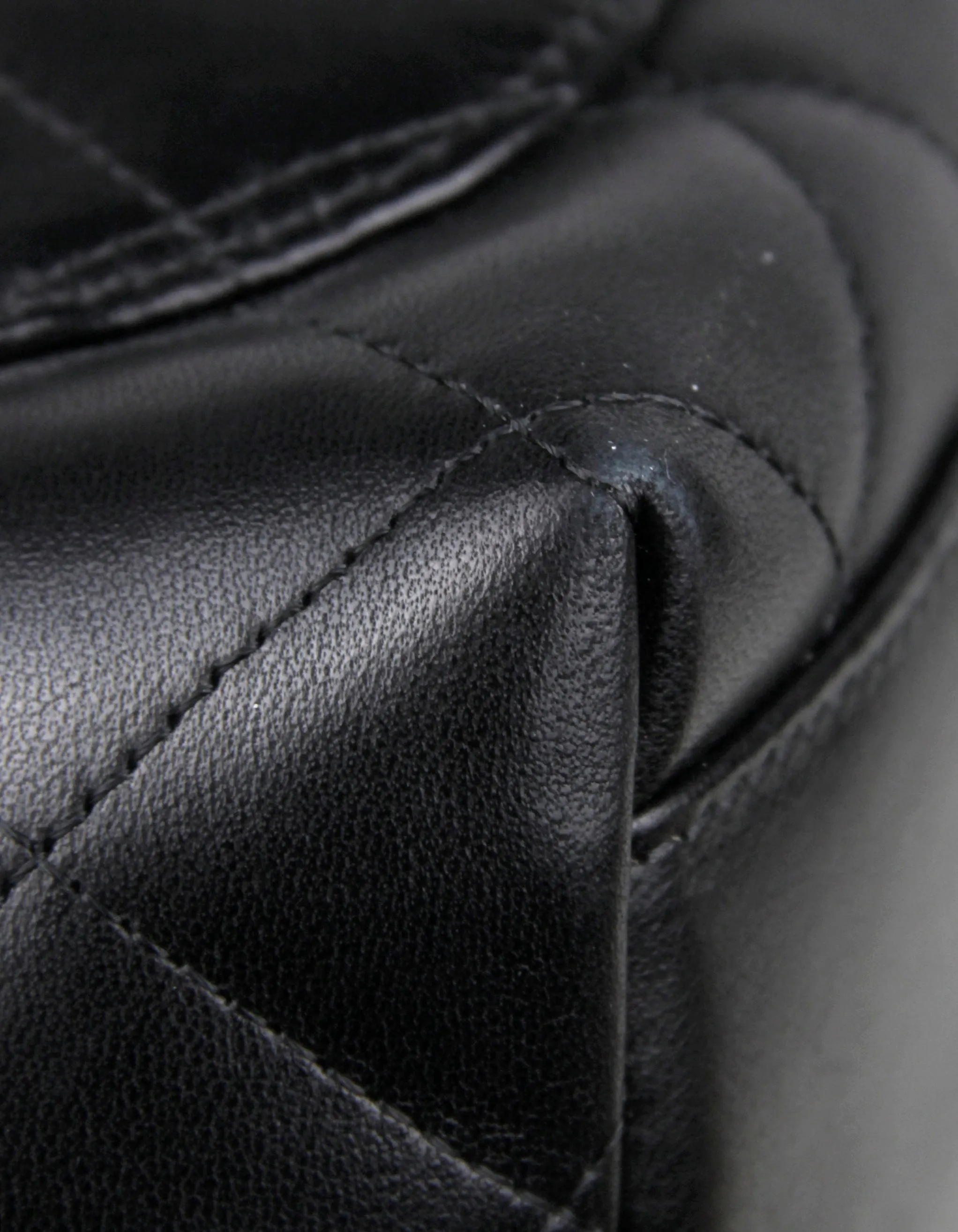 Chanel Black Lambskin Leather Kelly Style Classic Bag